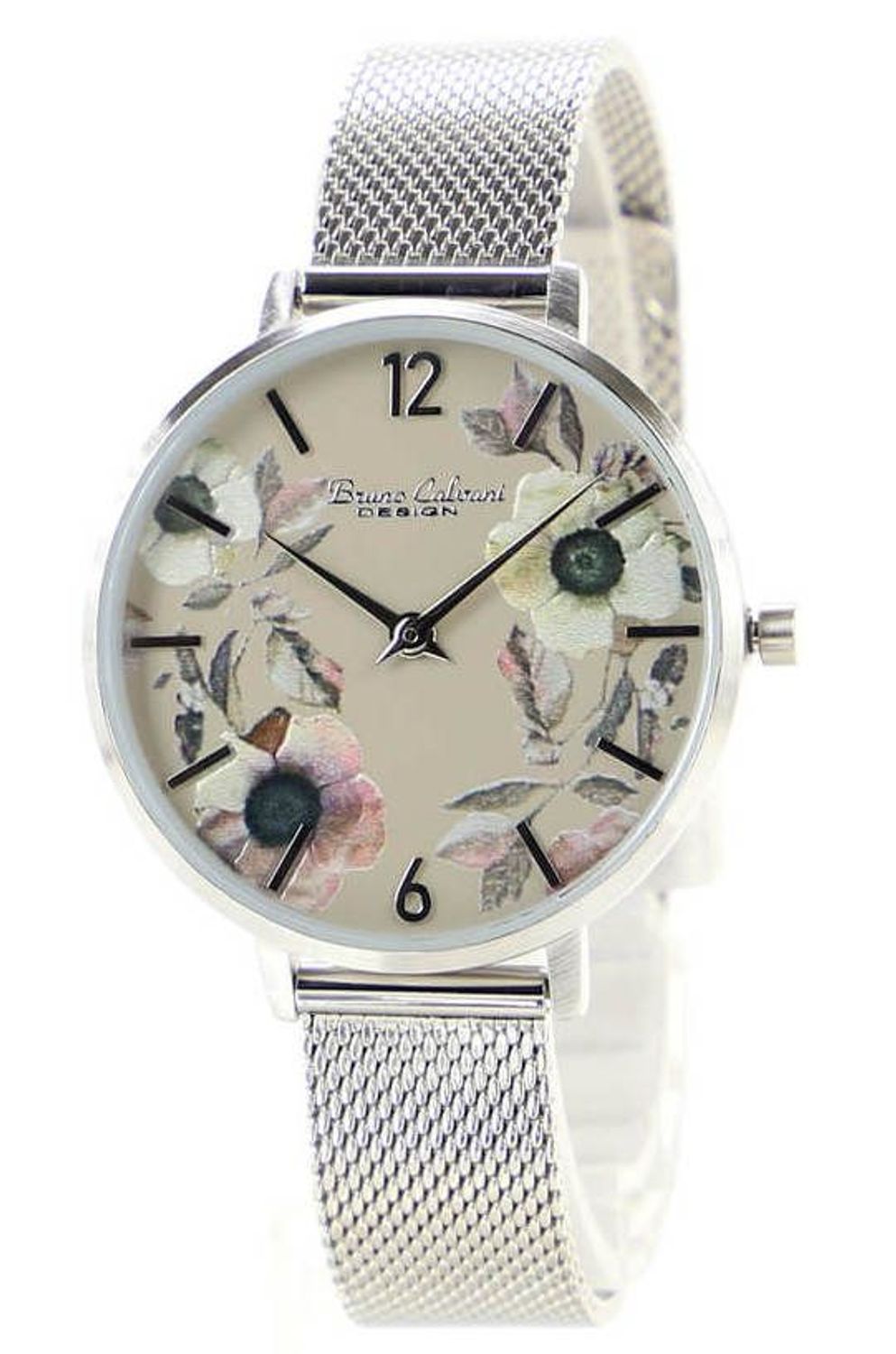 ZegarekZegarek damski na bransolecie Bruno Calvani 'Stonowane kwiaty' BC90558 KWIATY jpg.jpg